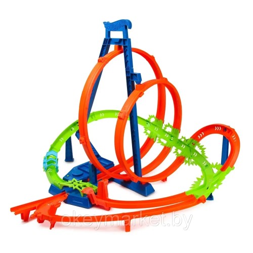 Игровой набор Hot Wheels Эпическая петля с 5 зонами столкновения