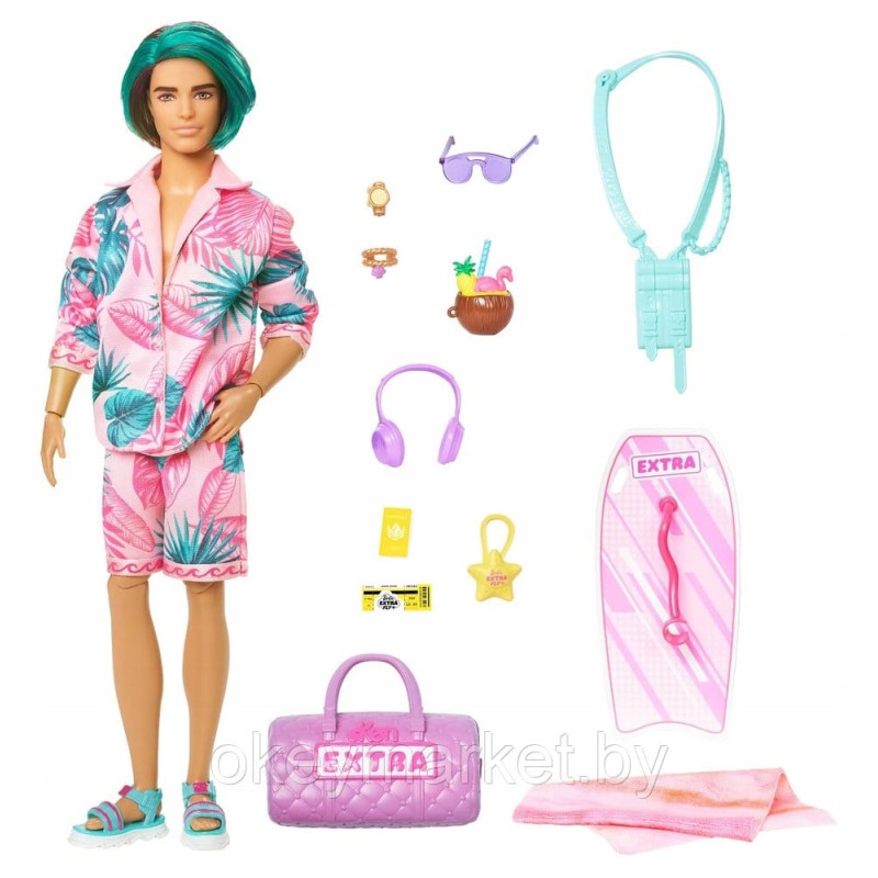 Кукла Barbie Экстра Fly Кен HNP86