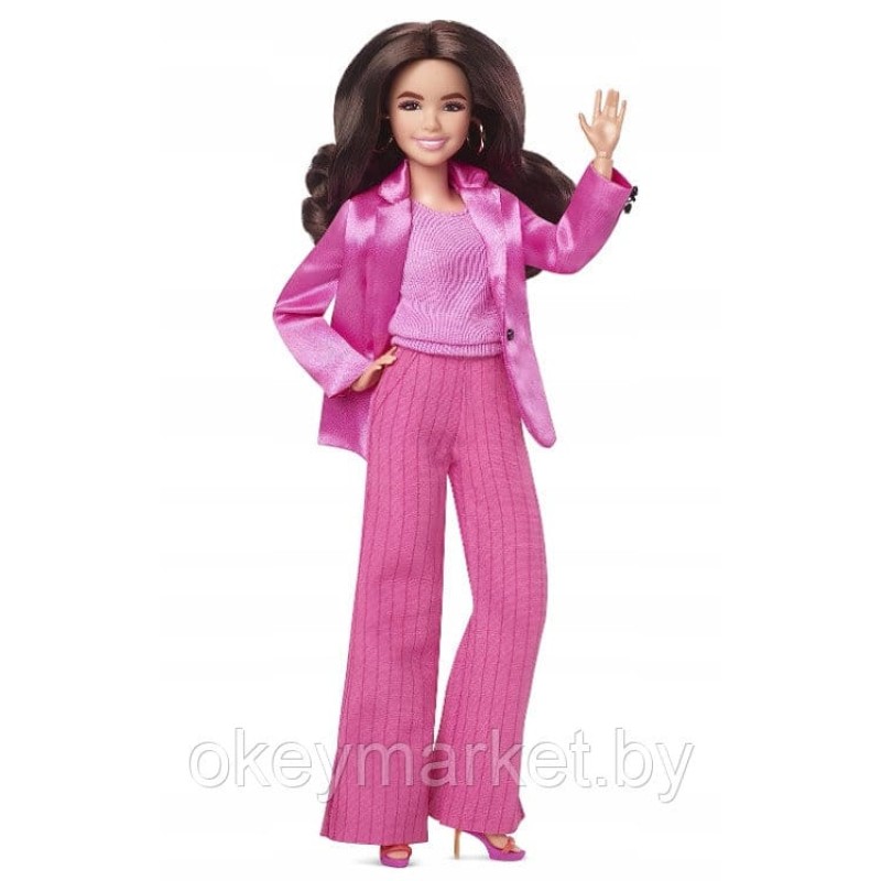 Кукла Barbie The Movie Глория в розовом костюме HPJ98