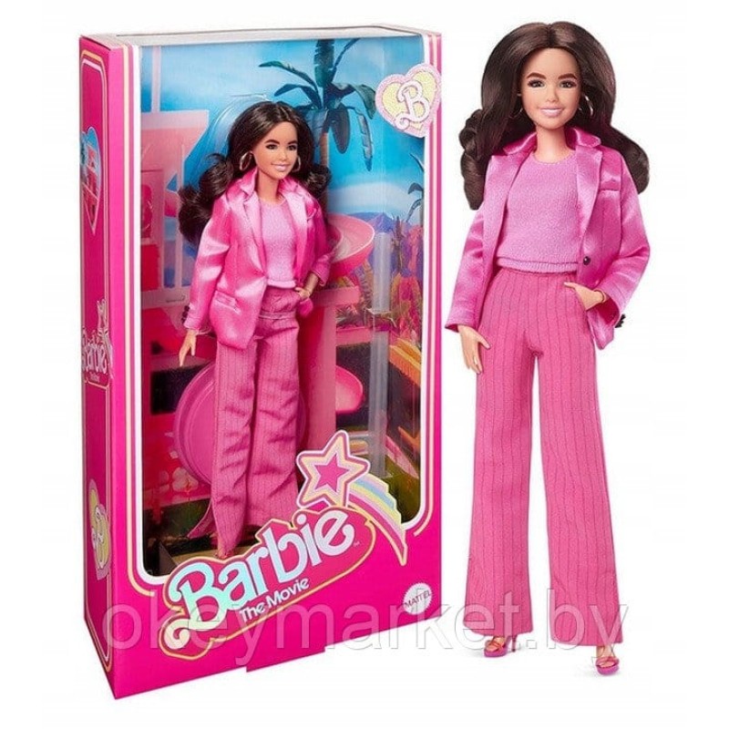 Кукла Barbie The Movie Глория в розовом костюме HPJ98