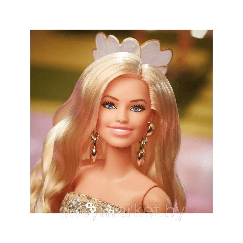 Кукла Barbie The Movie в золотом комбинезоне HPJ99