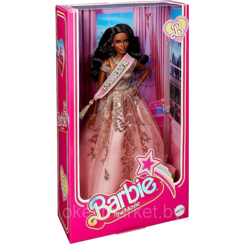 Кукла Barbie Mattel The Movie в атласном длинном платье HPK05
