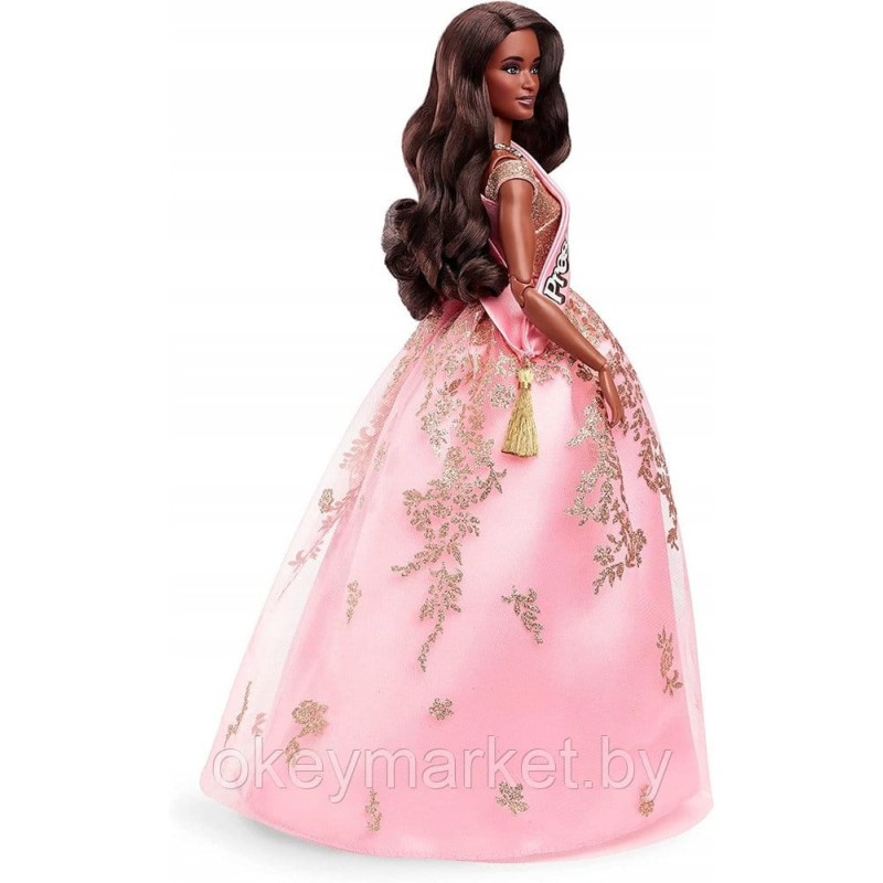 Кукла Barbie Mattel The Movie в атласном длинном платье HPK05