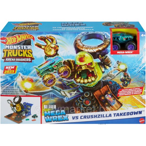 Набор Hot Wheels Монстр трак Атака Крашзилы Хот Вилс HPN71