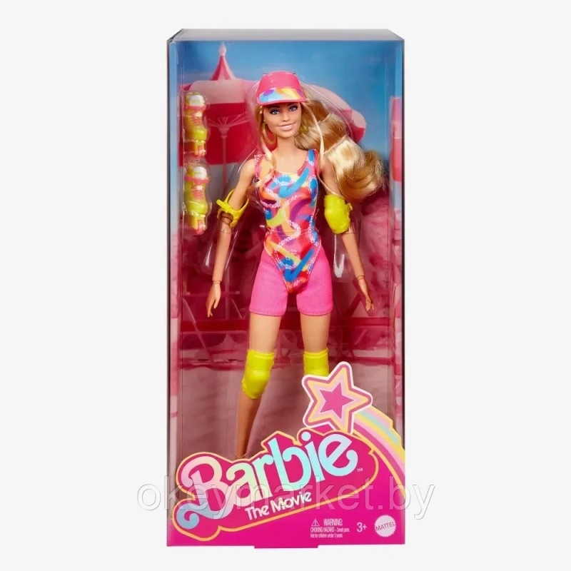 Кукла Barbie The Movie Кино - Марго Робби на роликовых коньках HRB04
