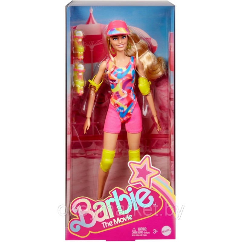 Кукла Barbie The Movie Кино - Марго Робби на роликовых коньках HRB04