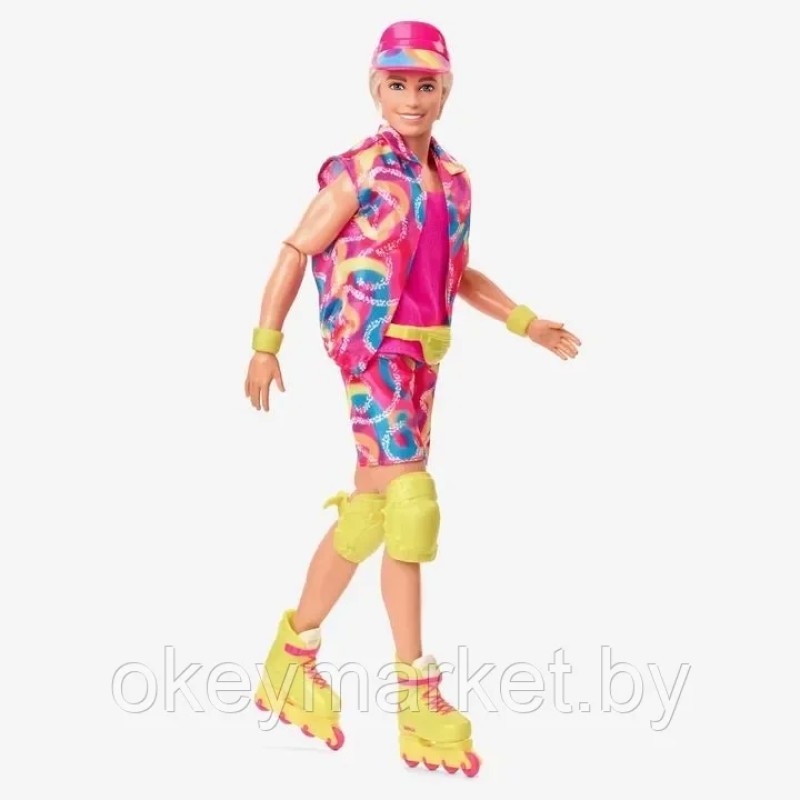 Кукла Barbie The Movie Кен на роликовых коньках HRF28