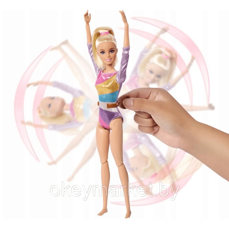 Кукла Barbie Гимнастка со спортивными аксессуарами HRG52