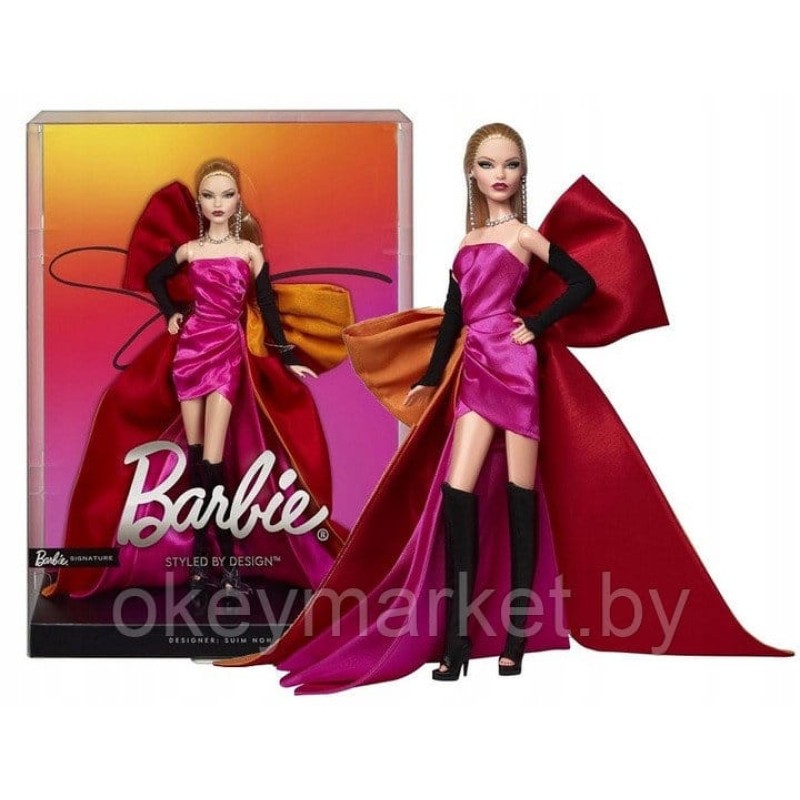 Коллекционная кукла Mattel Barbie Signature Styled by Design Doll HRM31