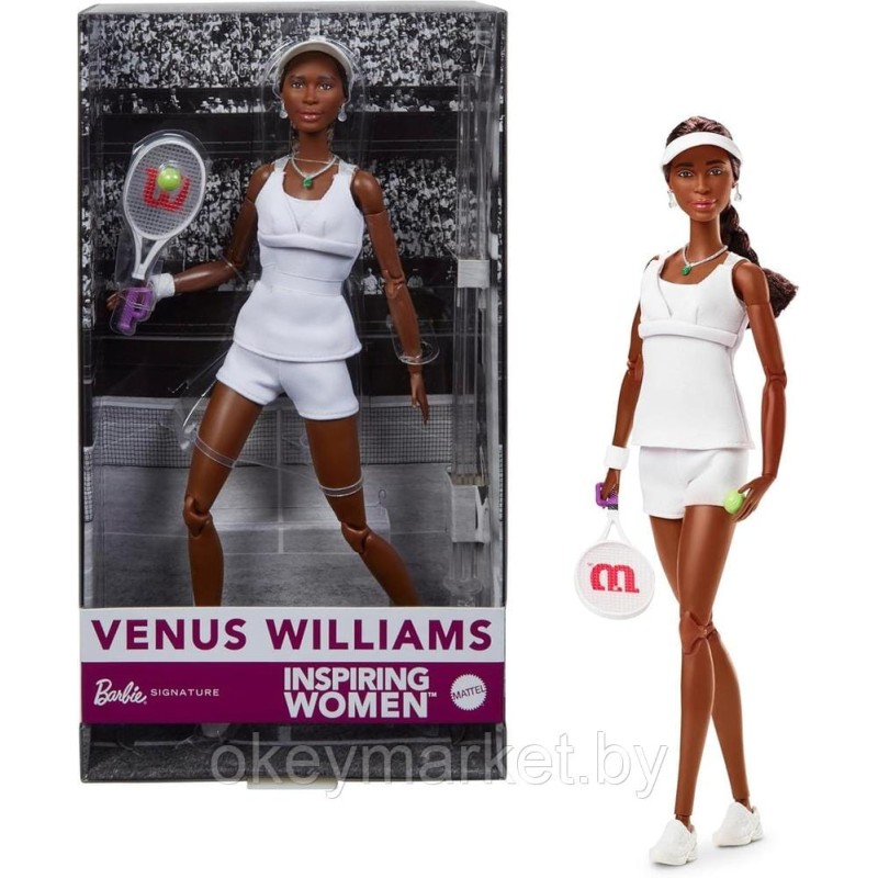 Коллекционная кукла Mattel Barbie Signature Inspiring Women Venus Williams Doll HRM49