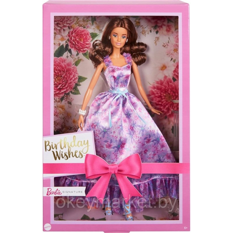 Коллекционная кукла Mattel Barbie Signature Пожелания на день рождения HRM54