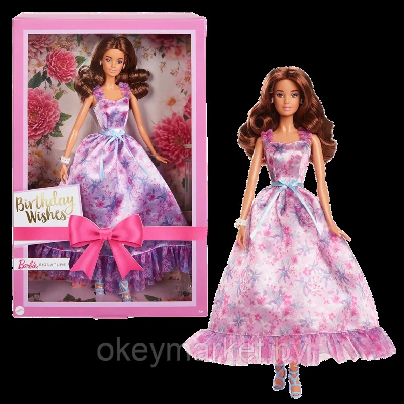 Коллекционная кукла Mattel Barbie Signature Пожелания на день рождения HRM54