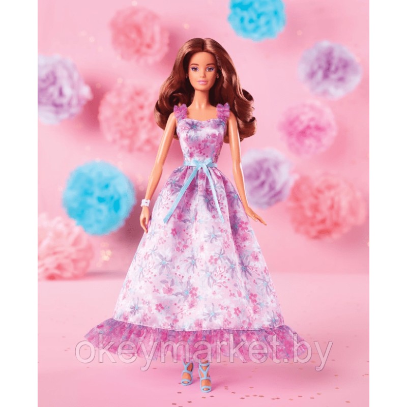 Коллекционная кукла Mattel Barbie Signature Пожелания на день рождения HRM54