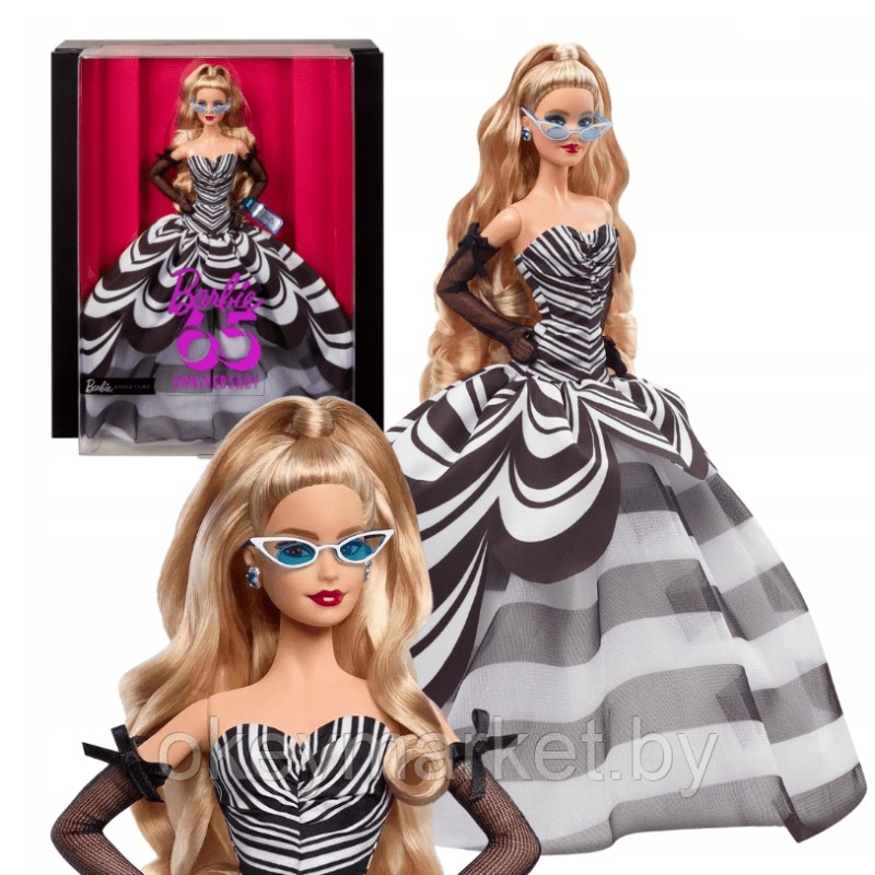 Коллекционная кукла Mattel Barbie Signature 65th Anniversary Блондинка HRM58