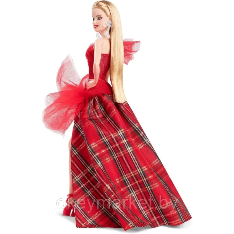 Коллекционная кукла Mattel Barbie Signature 2024 Holiday Blonde Doll HRM61