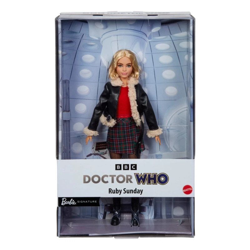 Кукла Mattel Barbie HRM78 Коллекционная кукла Signature Руби Сандей из «Доктор Кто»