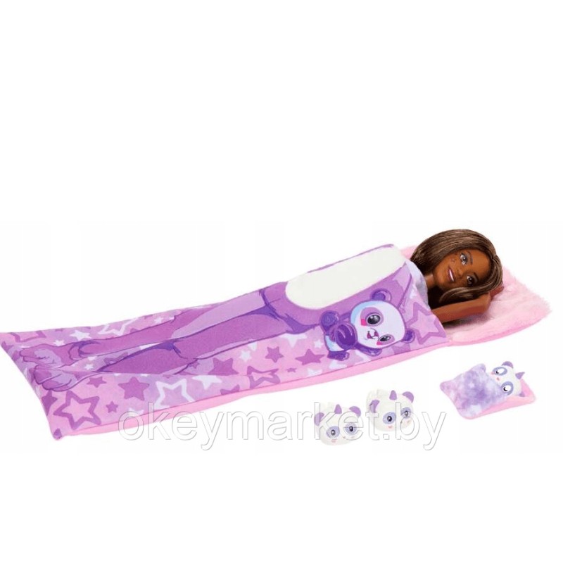 Кукла Mattel Barbie Cutie Reveal - Подарочный набор Пижамная вечеринка Барби HRY15