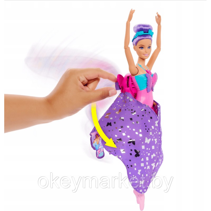 Кукла Mattel Barbie Butterfly Ballerina - Кукла Балерина с крыльями 2 в 1 - Барби HXJ10