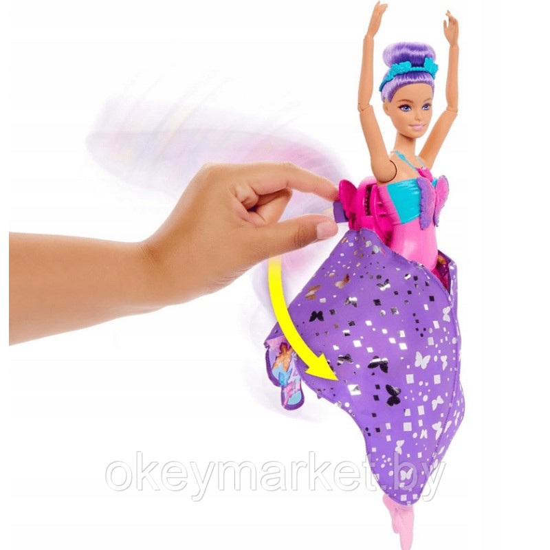 Кукла Mattel Barbie Butterfly Ballerina - Кукла Балерина с крыльями 2 в 1 - Барби HXJ10