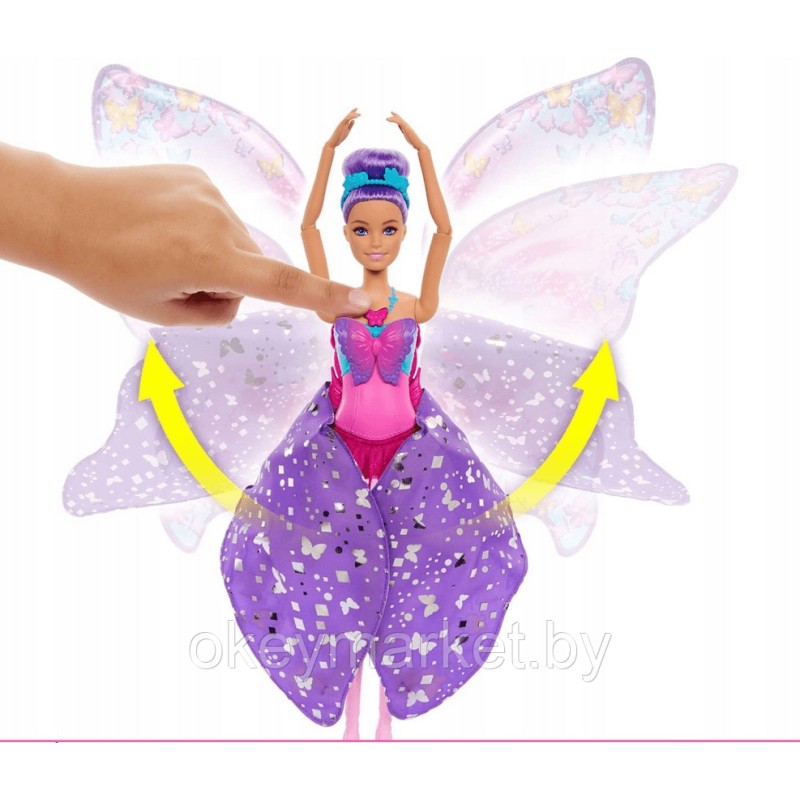 Кукла Mattel Barbie Butterfly Ballerina - Кукла Балерина с крыльями 2 в 1 - Барби HXJ10