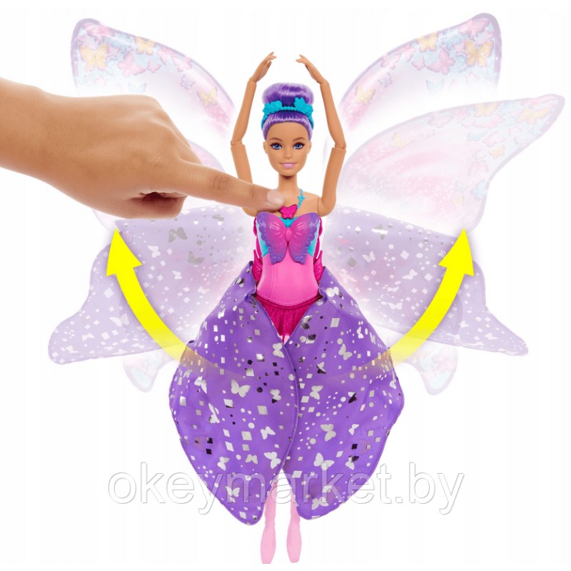Кукла Mattel Barbie Butterfly Ballerina - Кукла Балерина с крыльями 2 в 1 - Барби HXJ10