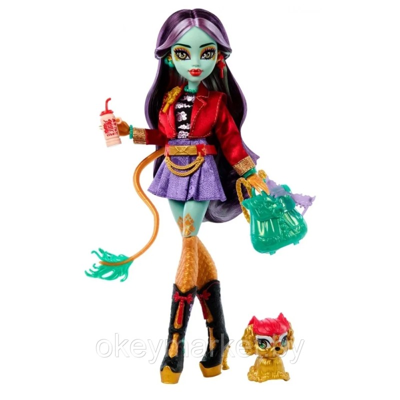 Кукла Mattel Монстер Хай Джинафаер Лонг- Monster High HYV58