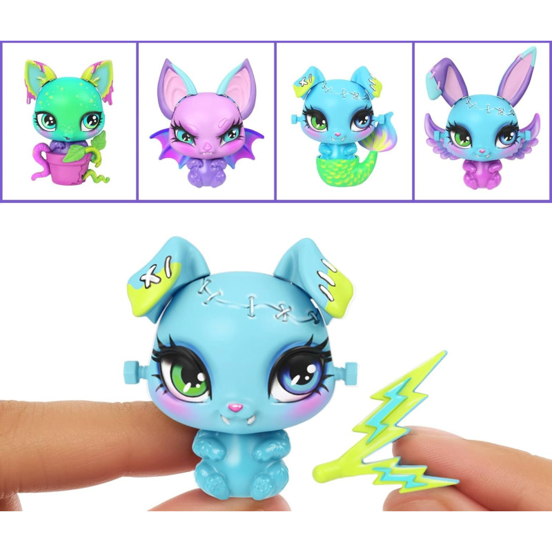 Кукла Monster High JBF18 Игровой набор Monster High Make-A-Monster Create-A-Pet: кукла Фрэнки Штайн и более 30 аксессуаров для создания бесконечных комбинаций питомцев