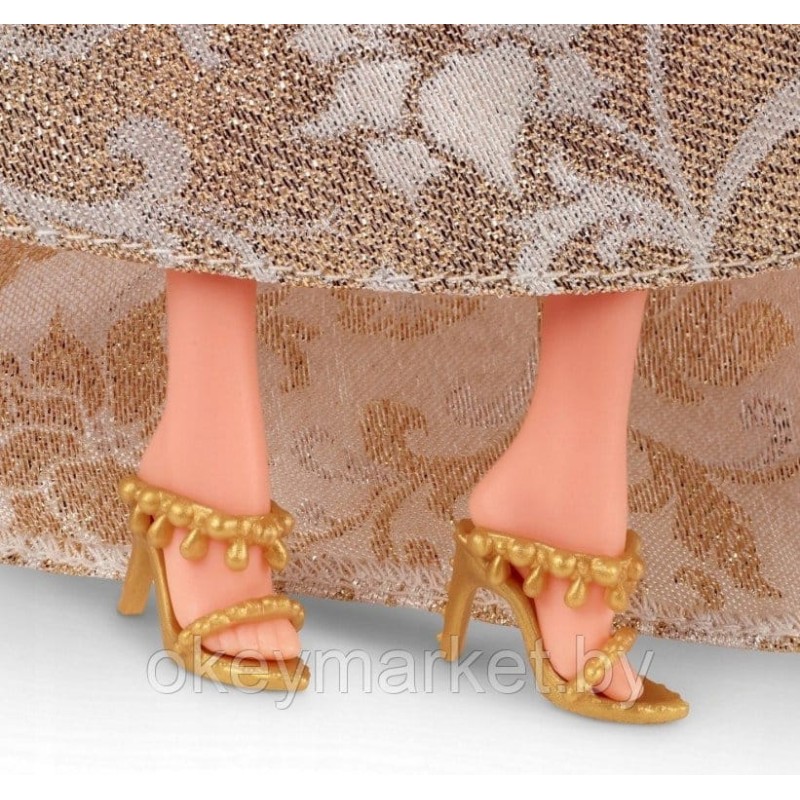 Коллекционная кукла Mattel Barbie Signature блондинка в блестящем платье JBH95