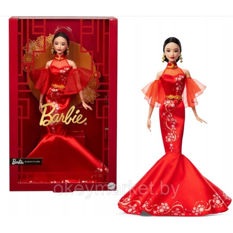 Коллекционная кукла Mattel Barbie Signature Lunar New Year Doll JBJ11