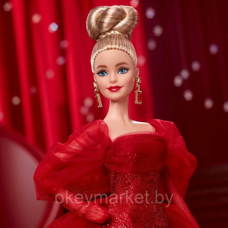 Коллекционная кукла Mattel Barbie Signature 80th Anniversary JBJ17