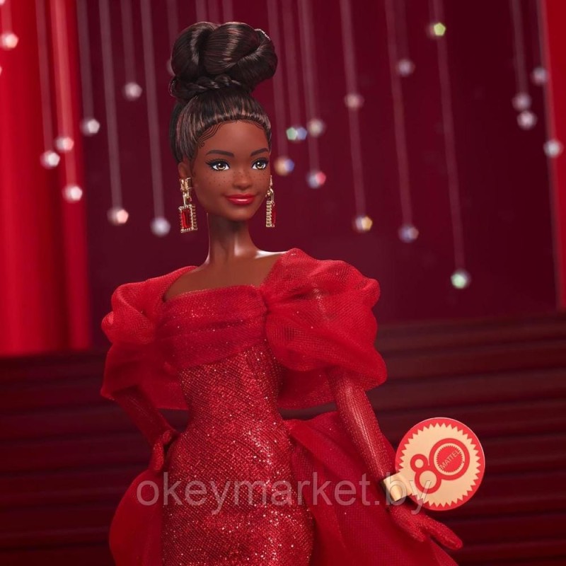 Коллекционная кукла Mattel Barbie Signature 80th Anniversary JBJ18