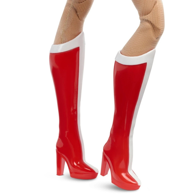 Кукла Mattel Barbie JBJ36 Коллекционная кукла Barbie Signature DC Comics Wonder Woman, в красно-синем наряде, с аксессуарами