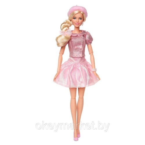 Коллекционная кукла Mattel Barbie Signature The Movie Pink Puffy Dress кукла коллекционная JBJ53