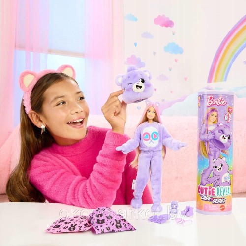Кукла Barbie Cutie Reveal Care Bear JCN96