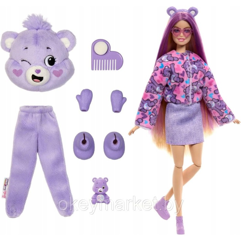 Кукла Barbie Cutie Reveal Care Bear JCN96