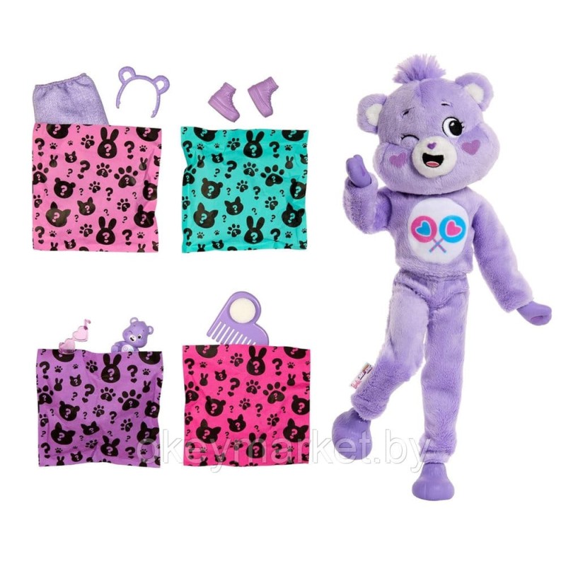 Кукла Barbie Cutie Reveal Care Bear JCN96