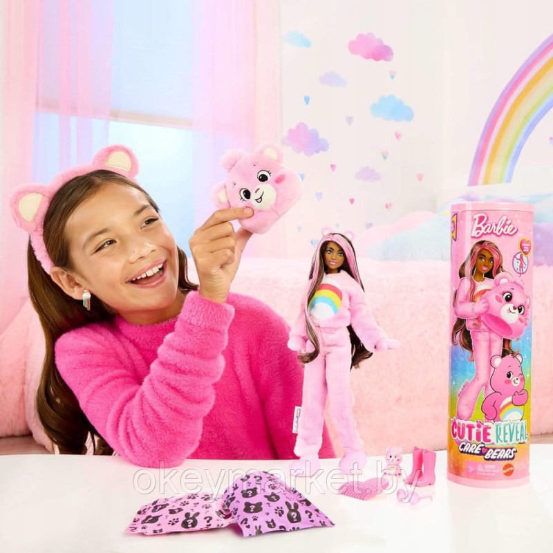 Кукла Barbie Cutie Reveal Care Bear JCN95