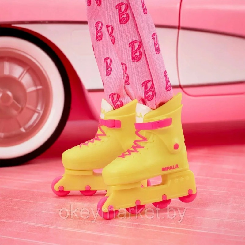 Коллекционная кукла Mattel Barbie The Movie Кен в розовом костюме JCP80