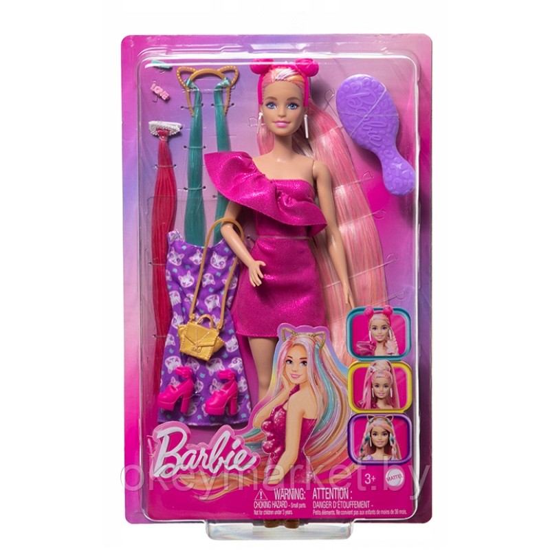Кукла Mattel Barbie Totally Hair JDC85