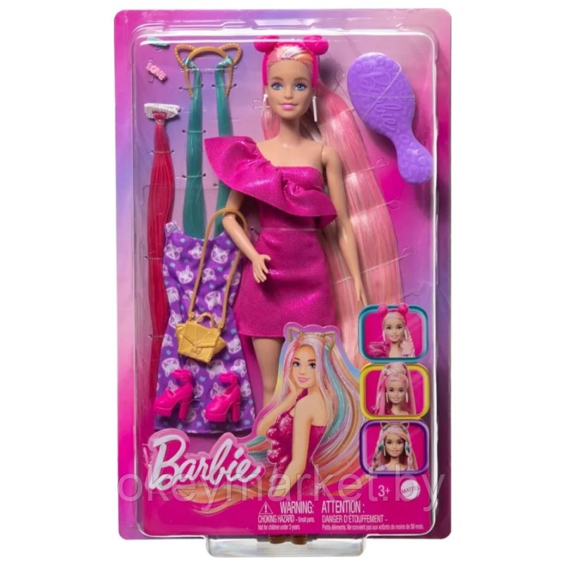 Кукла Mattel Barbie Totally Hair JDC85