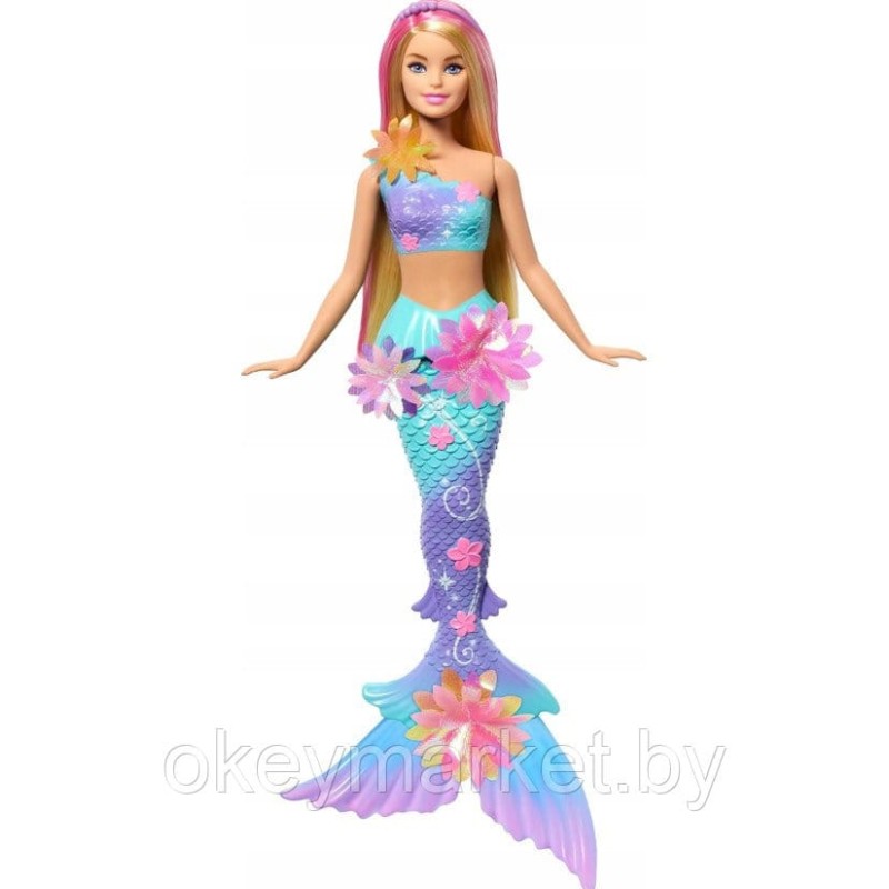 Кукла русалка Barbie Flower Magic Mermaid Doll JDM72