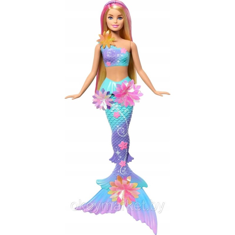 Кукла русалка Barbie Flower Magic Mermaid Doll JDM72