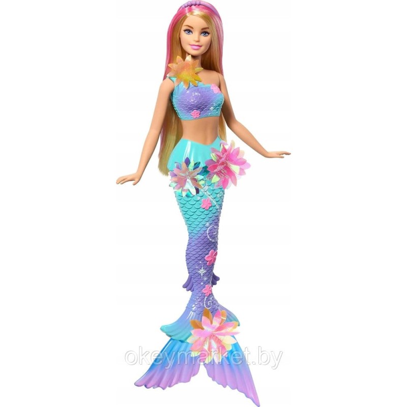 Кукла русалка Barbie Flower Magic Mermaid Doll JDM72