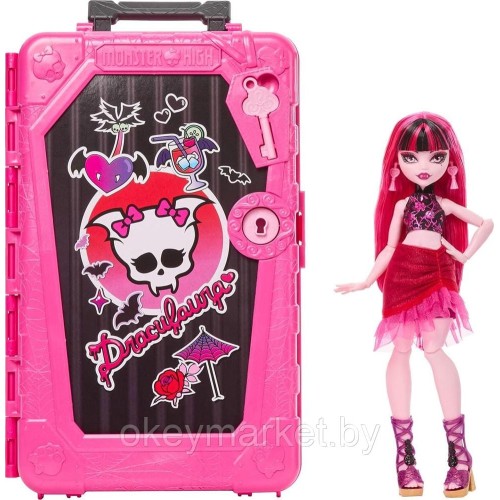Кукла Монстер Хай Дракулаура Skulltimate Secrets Monster High JDR50