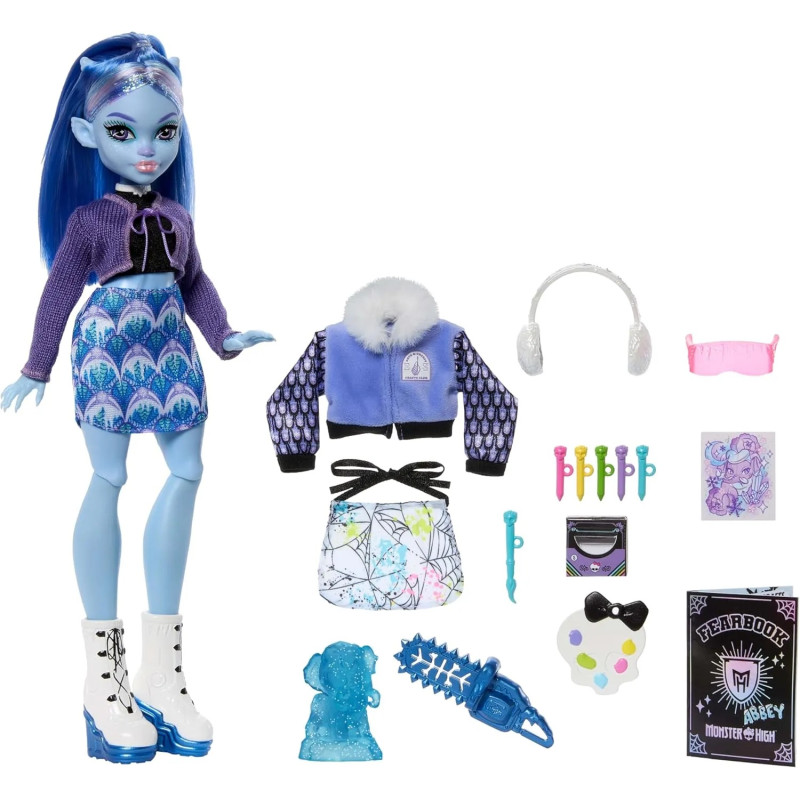Кукла Mattel Monster High JDR58 Fearbook Abbey Bominable Эбби