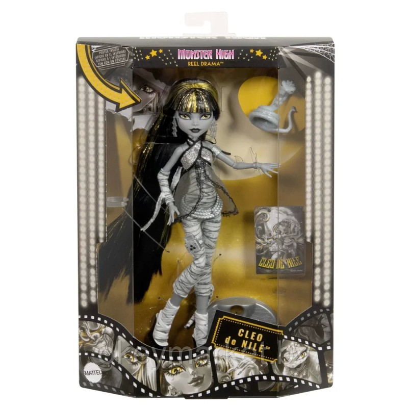 Кукла Mattel Монстер Хай Reel Drama Клео де Нил - Monster High JDR65