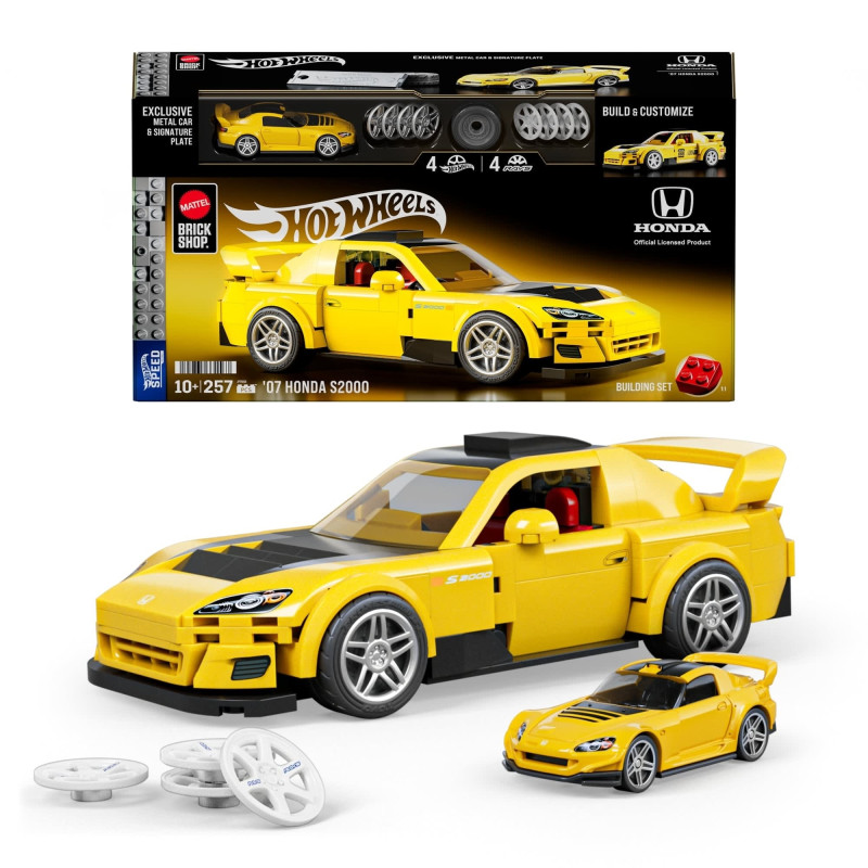 MATTEL BRICK SHOP JFR88 HOT WHEELS Хонда S2000