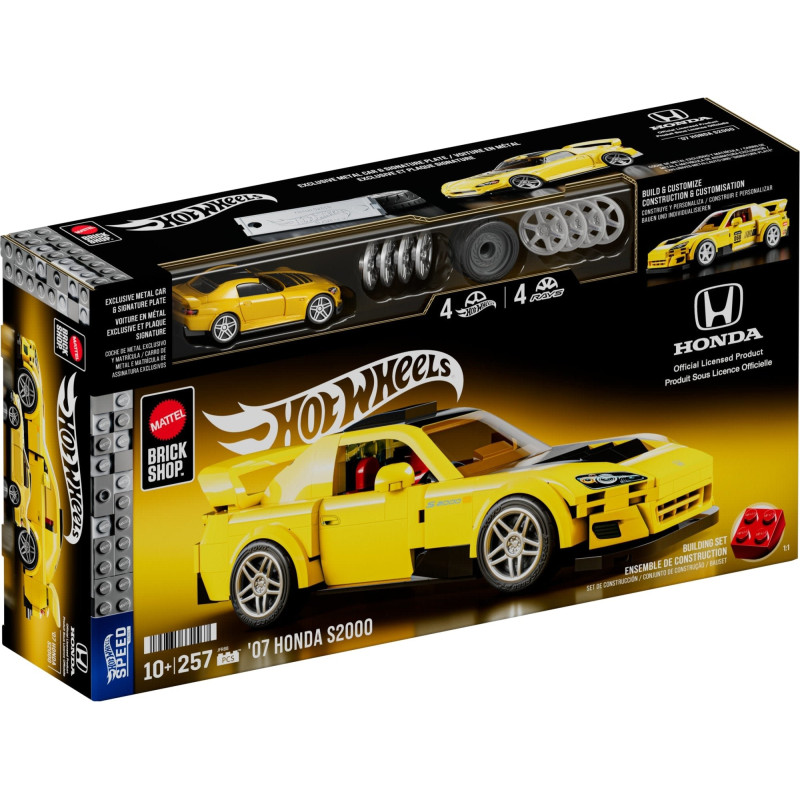 MATTEL BRICK SHOP JFR88 HOT WHEELS Хонда S2000