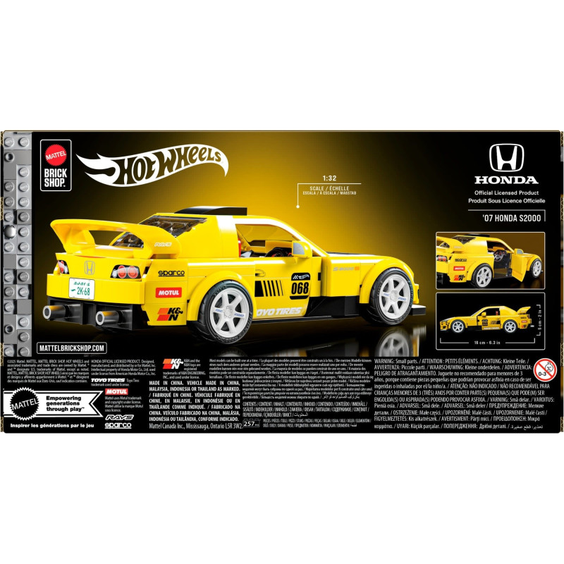 MATTEL BRICK SHOP JFR88 HOT WHEELS Хонда S2000