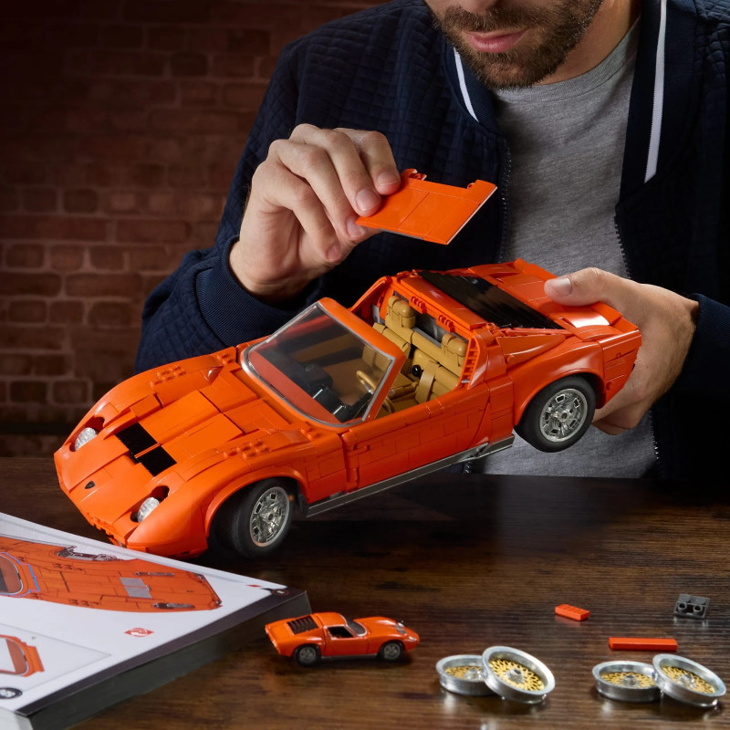Mattel BRICK SHOP JHF61 HOT WHEELS Premium Series '71 Lamborghini Miura P400 SV